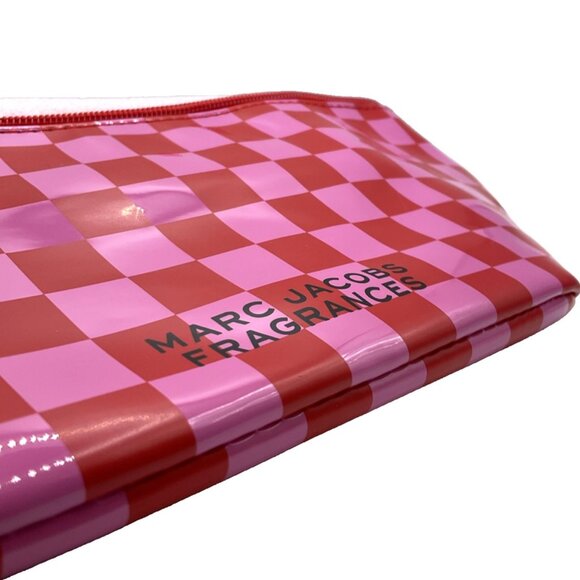 Marc Jacobs Vanity Case Red and Pink Checkered Bag Daisy Wild Perfume 4ml EDP - Picture 11 of 12
